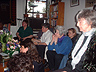 During Joan's talk - friends on the other side of the livingroom
